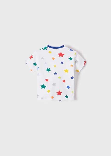 Camiseta manga corta estrellas bebé niño klein MAYORAL