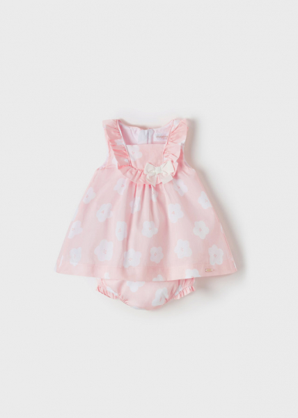 Vestido estampado bebé niña rosa baby MAYORAL ref. 1849-027