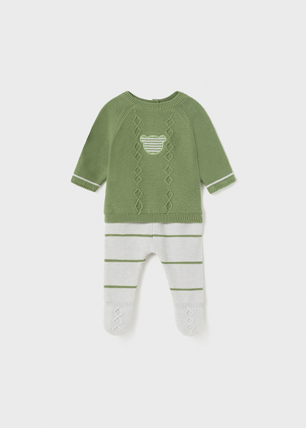 Conjunto polaina tricot para bebé MAYORAL ref. 2509-042 trebol