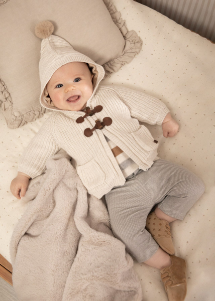 Pantalón punto vestir bebé niño gris MAYORAL ref. 2518-046