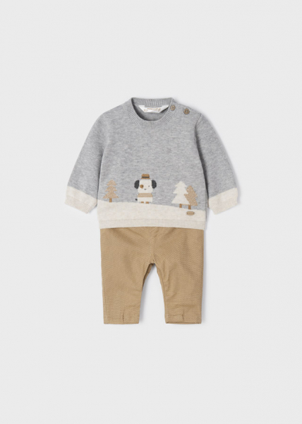 Conjunto pantalón largo y jersey para bebé niño luna MAYORAL ref. 2521-010
