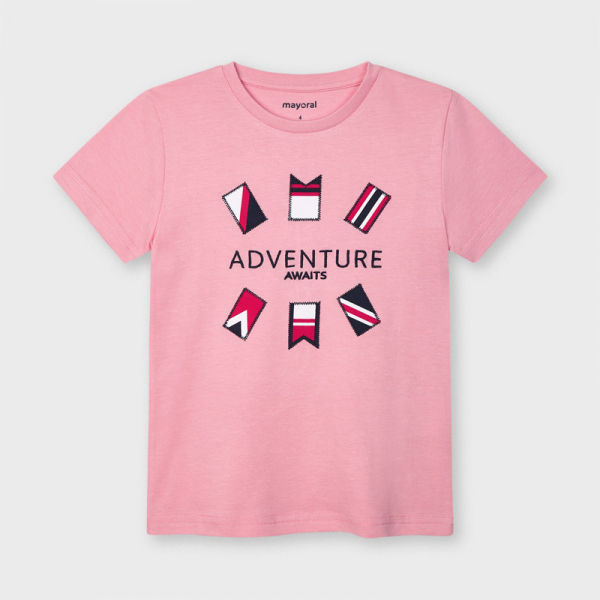 Camiseta manga corta niño flamingo MAYORAL ECOFRIENDS
