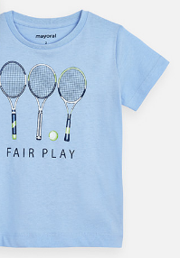 Camiseta manga corta raquetas niño sky MAYORAL