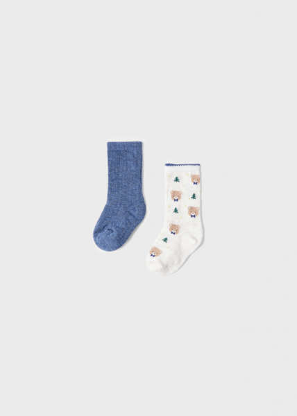 Set 2 calcetines altos vestir para bebé MAYORAL ref. 9536-055 vintage