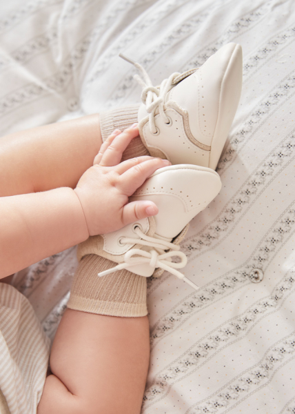 Zapatos cordones para bebé MAYORAL ref. 9735-016 crudo